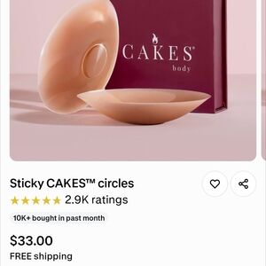 CAKES Body Adhesive Sticky Circles - Nude